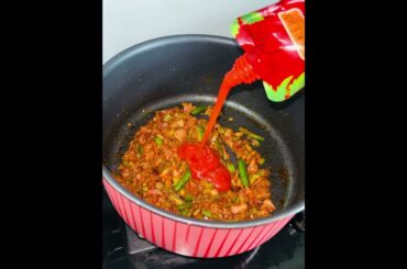 Beef chilli recipe/Restaurant style beef chilli #food #shorts