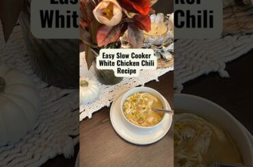 Gut-Friendly Slow Cooker White Chicken Chili | High-Protein Comfort Food