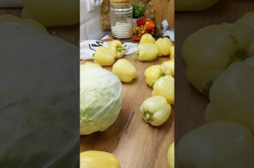 Paprike Zimnica #shorts #paprike #zimnica #kupus #peppers #recept #cabbage