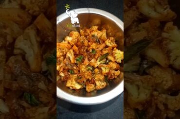 Poriyal recipes in Tamil | Cauliflower pepper fry