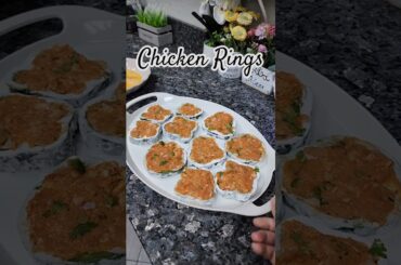 Chicken Rings made in 10 minutes #recipe #chicken #cooking #naushkitchen