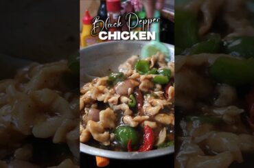 Black Pepper Chicken | Chicken in Black Pepper Sauce