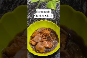 Chicken Chilli Recipe #recipe #homemadefood #food #cooking #chicken #chikenchilli #shorts #ytshorts