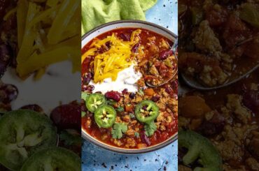 Turkey Chili - Healthy Chili with REAL FLAVOR
