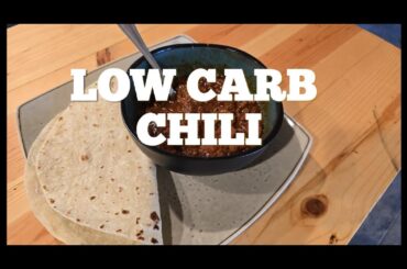 Low Carb Chili, No Beans, Just Flavor