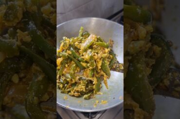 egg capsicum bhurji #shorts #egg