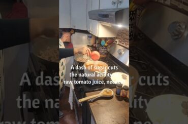 My favorite homemade chili recipes with some garden goodies in it! #recipe #soupseason #chili