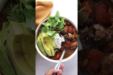 Venison Chili Recipe #shorts  #recipe