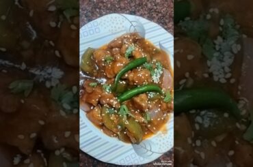 Chilli Chicken #recipe #food#cooking #shortsfeed #chicken #youtube #foodie #snacks #yummy #video