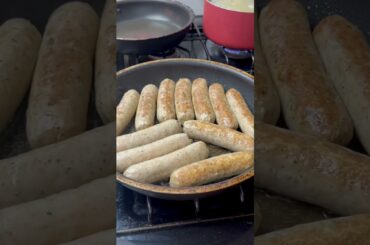 Costco sausages | smoked chicken sausages with basil and cracked black pepper