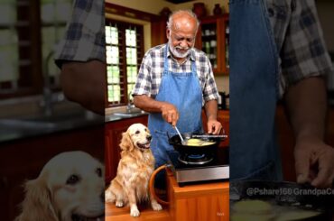 Grandpa Fries Chili Maize Fritters, Dog Tilts Its Head #grandpacooks