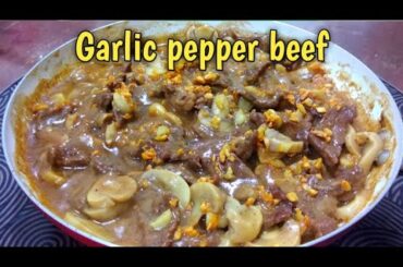 GARLIC PEPPER BEEF RECIPE | JOLLIBEE STYLE
