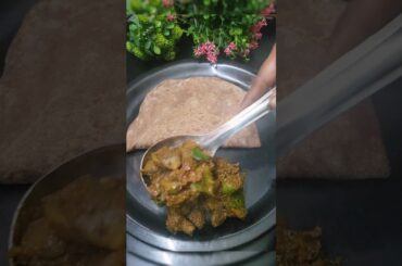 Chapathi with Mushroom Pepper Masala | Simple Dinner Recipe | Quick & Tasty#shorts