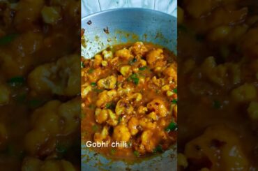 Gobhi chili#recipe#food#song#cooking#kartvimomsmagic