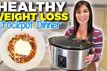 The BEST Healthy & Easy Crockpot Chili Recipe for Weight Loss