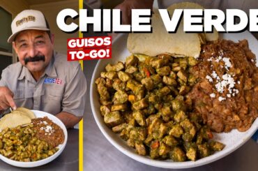 GREEN CHILI PORK STEW! How to Make a Puerco en Salsa Chile Verde Recipe the Easy Way (Guisos To-Go!)