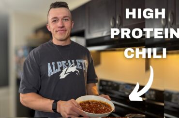 HIGH PROTEIN QUICK BEEF CHILI RECIPE