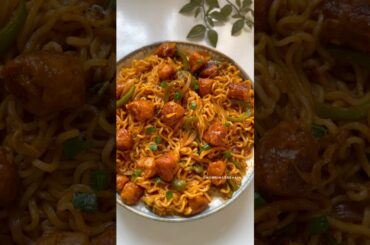 Day 29 of Maggi recipe | Soya Chilli Maggi #humbiharsehain #shortsfeed #viral