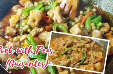 Pork with Green Peas and Bell Pepper | Simple Pork Recipe | Lutong Pinoy