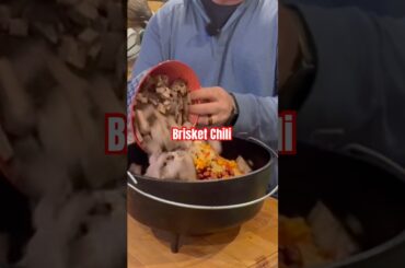 Brisket Chili Drop #unclenate #bbq #brisket