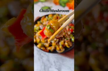 Chilli Mushroom #chillimushroom #mushroom #mushroomrecipe #streetfood #recipe #cooking #food #shorts