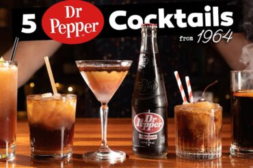5 OFFICIAL Dr Pepper Cocktails from the 1960s