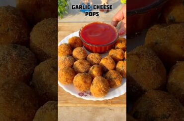 Garlic Cheese Pops #cheese #recipe #shorts #viral #shortsfeed #potatosnacks