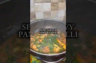 Paneer chilli Quick easy and Restaurant style | #shorts #ytshorts