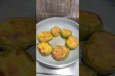 Bharwa Simla Mirch  |  stuffed Capsicum Recipe #shorts #NutansRasoi