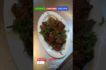 Trending Recipe Of pepper chicken!#food #recipe #cheflife #cooking #ytshorts #trending