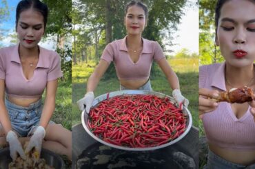 How to cook chili sauce with chicken leg recipe