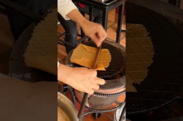 Delicious Crispy Pepper Rolls Cake at Cambodia Tea Time - Asian Street Food #streetfood #food