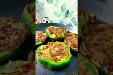 Delicious Capsicum ring omlette #shortsfeed #shorts #viral