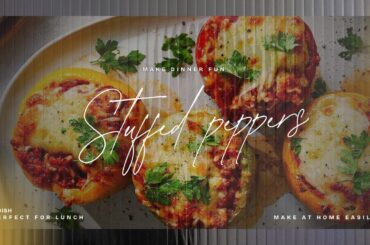Make dinner fun with this stuffed pepper recipe