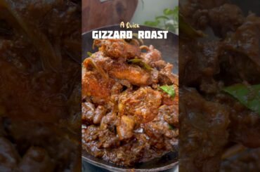 Chicken liver and gizzard roast | a quick recipe #chickenliverroast #gizzard #easycooking #foodie