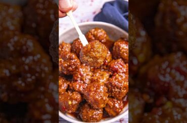 These Grape Jelly Meatballs Vanish Fast