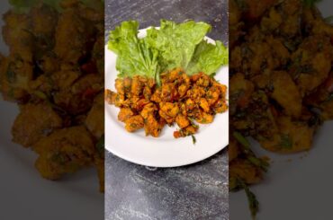 Garlic chilli chicken fry for party platter #shorts #chicken #christmas2025