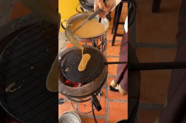 Crispy Cassava with Pepper Cake Rolls #streetfood #food