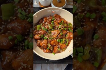 Chilli Chestnuts recipe #shorts #youtubeshorts #shortsfeed