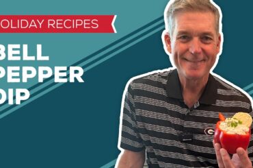 Holiday Cooking & Baking Recipes: Bell Pepper Dip Recipe | New Year's Eve Appetizer Ideas