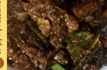 Beef Pepper Roast Recipe||Beef Pepper Masala||Simply My Passion!!!