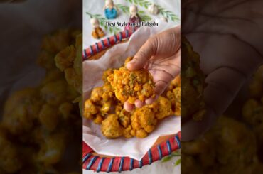 Extra Crispy Gobi Pakoda in Minutes | Tea-Time Snack #shorts