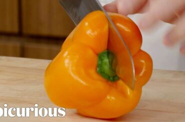 The Best Way to Cut a Bell Pepper