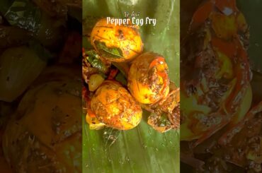 Spicy Pepper Egg Fry #food #eggs #pepperfry #consciousrasoi #food #healthyfood #southindianfood