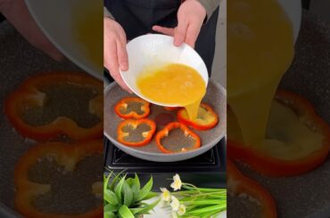 HOW TO MAKE THE BEST RED BELL PEPPER OMELET!
