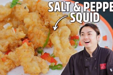 How to Make Crispy Salt & Pepper Squid at Home | Easy Chinese Recipe