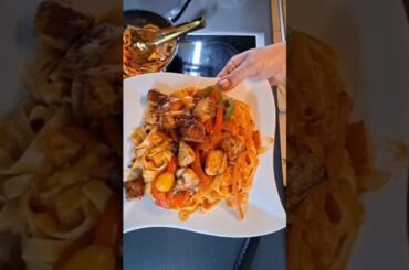 7. Creamy Salmon Tagliatelle Recipe | Easy German Pasta Dish