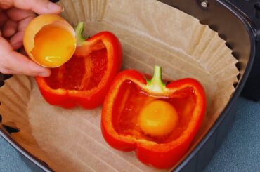 I Put Bell Pepper in the Air Fryer .. WOW - You NEED to Try This Incredible Recipe!