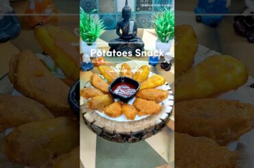 Crispy Potato Snack Recipe | Easy & Tasty Aloo Snack at  Home | tea special #cooking #food #recipe