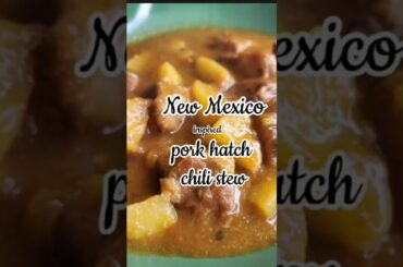 I have been craving hatch chili stew since trying it in New Mexico so I had to recreate it.